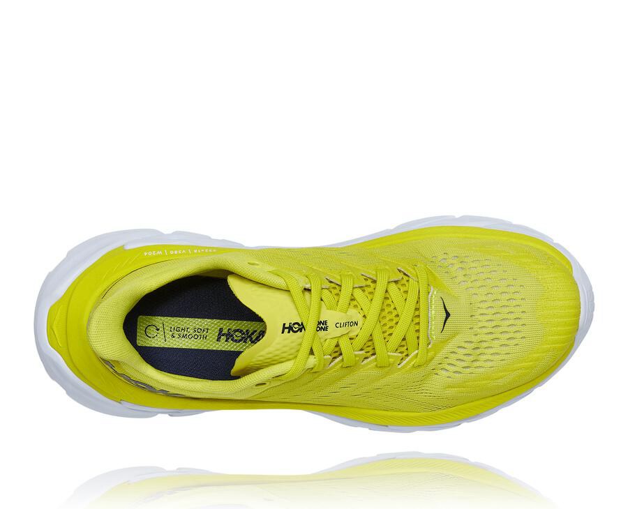 Tenis Hoka One One Mujer Fluorescentes - Clifton Edge - SIWO27953